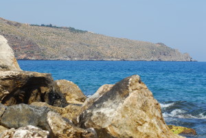 Il mare di castellammare del golfo