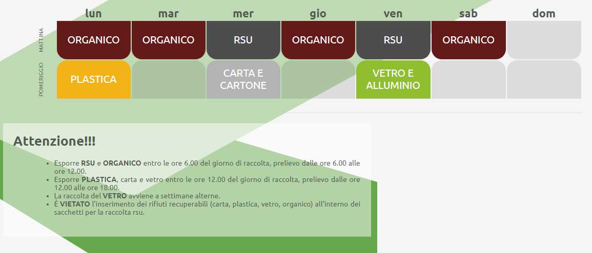 calendario-settimanale-raccolta-castellammare-del-golfo