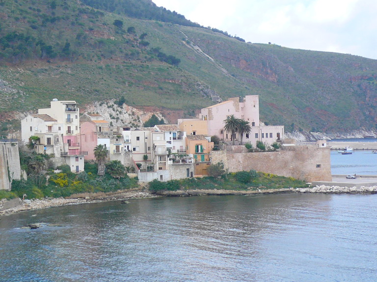 castellammare del golfo panoramica del castello